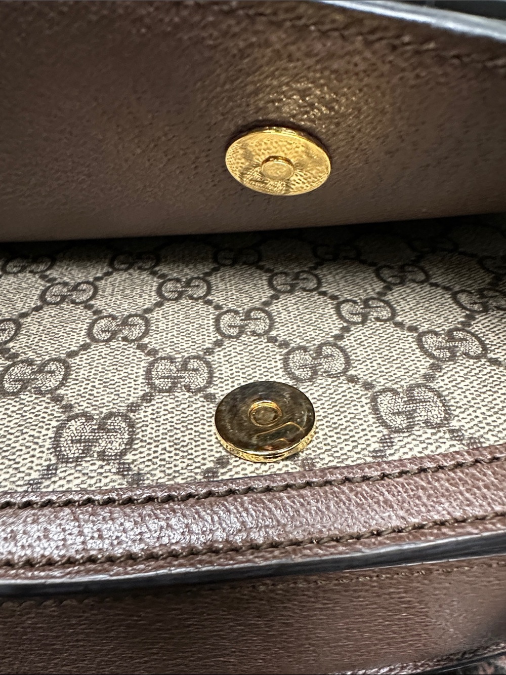 Bundle! Gucci GG Supreme Monogram Web Small Ophidia Flap Bag - Picture 14 of 14